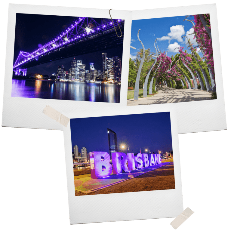 Photo collage of Brisbane