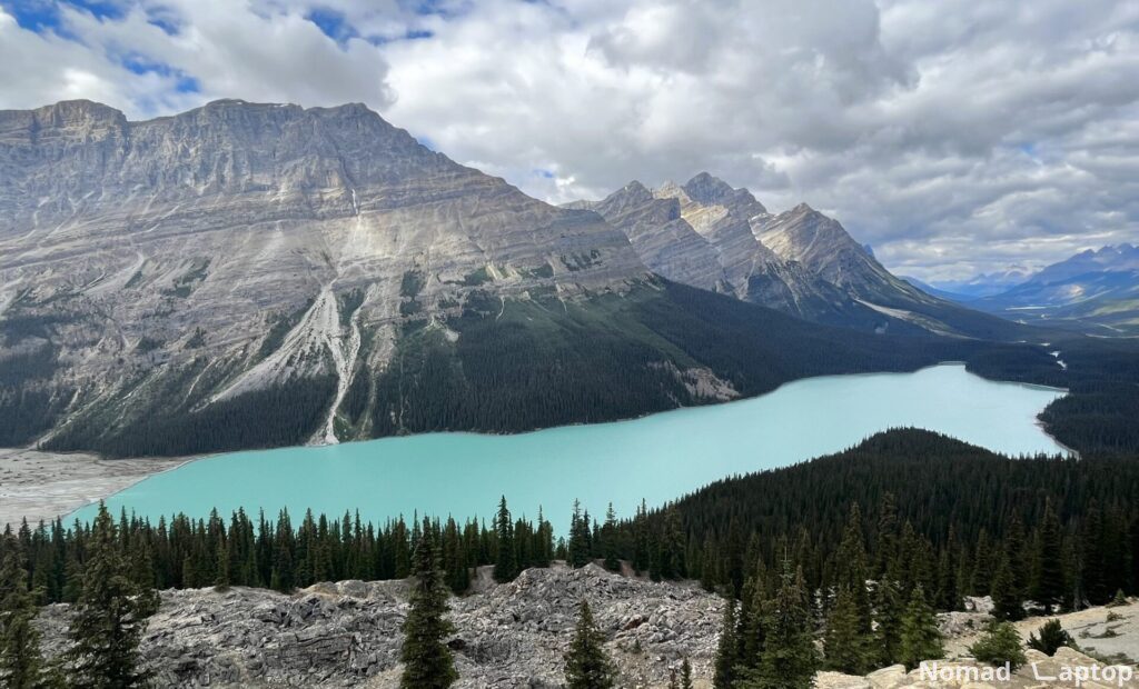 View of Peyto Lake