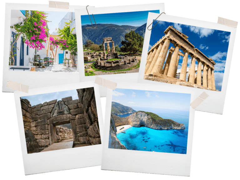 greece photo collage