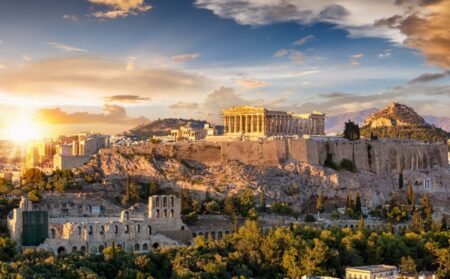 View of Acropolis in Athens