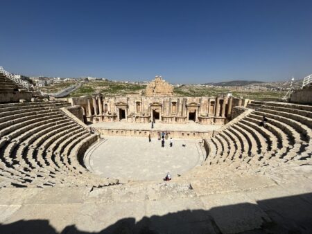 amphitheatre in Jerash