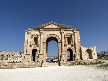 Arch of Hadrian in Jerash