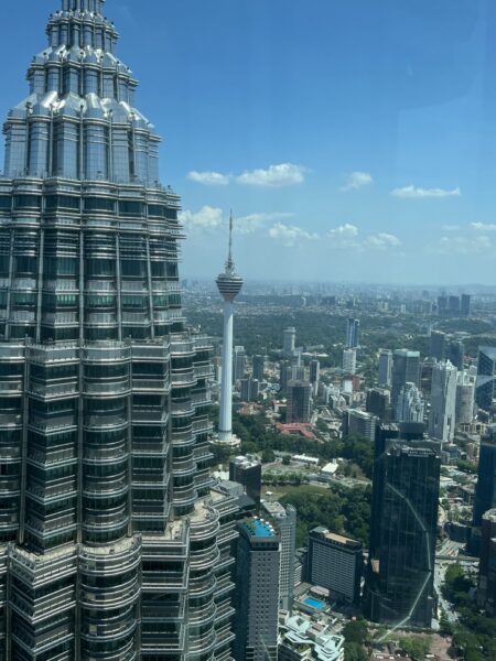 City from Petronas Tower view deck