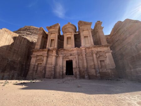 The monastery in Petra