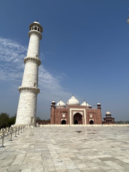 Taj Mahal - View of eastern building from mausoleum