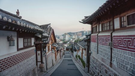 Street in Bukchon Hanok Village